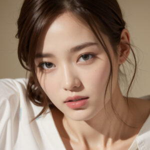 白いシャツを着た女性